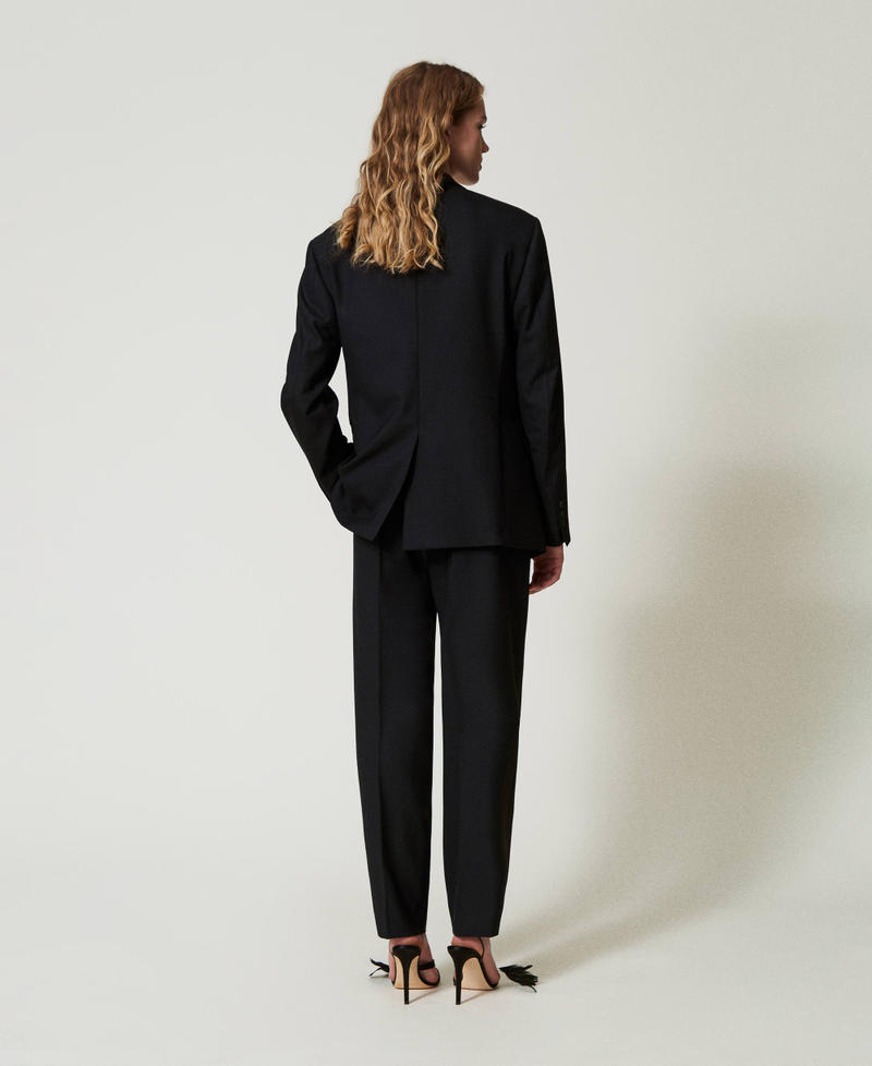 Scee by twin set Pantaloni in serge misto lana Negozi Online
