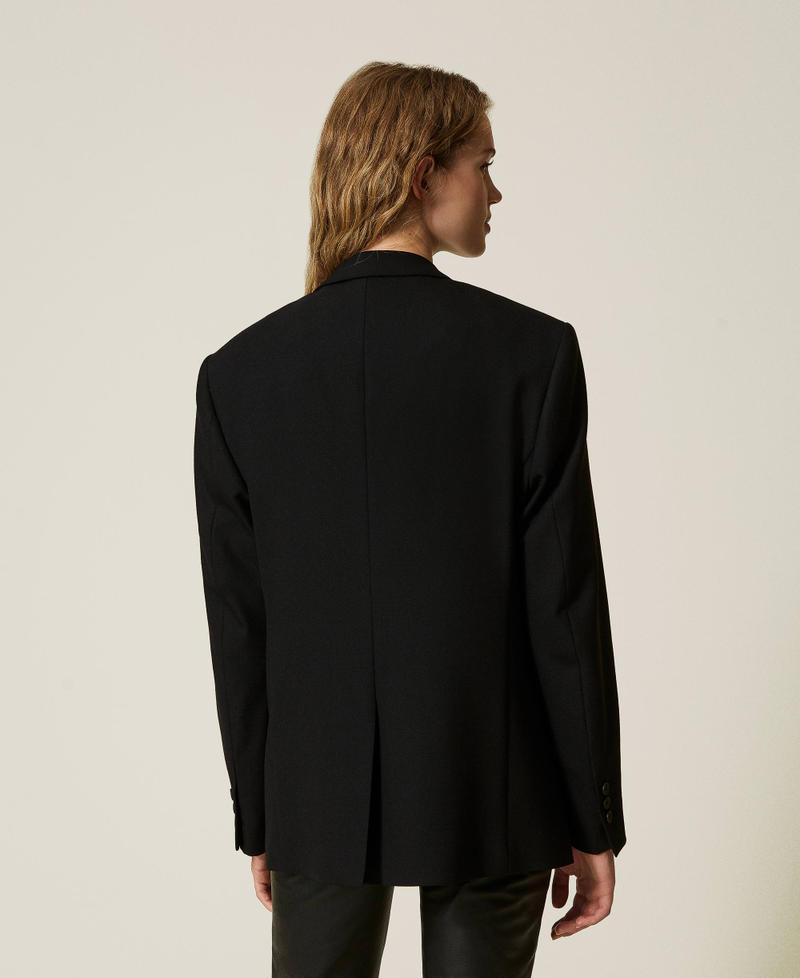 Scee by twin set Giacca blazer sartoriale in serge misto lana Online