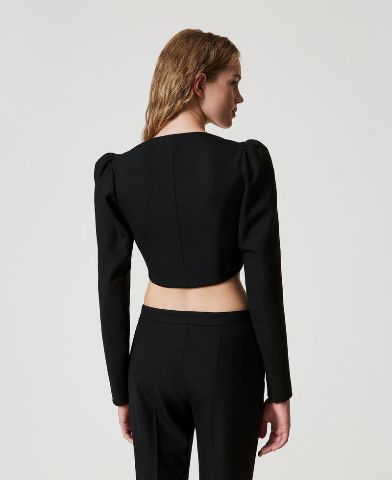 Scee by twin set Top bustier con ricamo Offerta natalizia