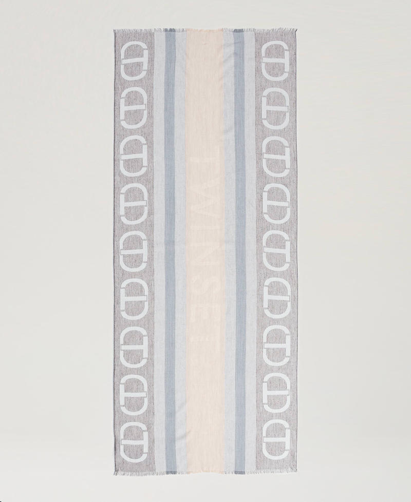 Scee by twin set Stola jacquard con Oval T Offerte speciali