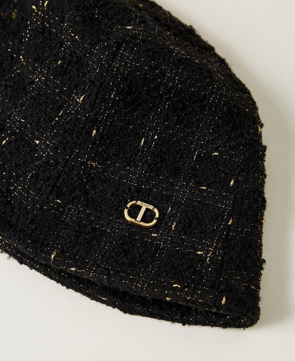 Scee by twin set Cappello bucket bouclé con Oval T Ritorno libero