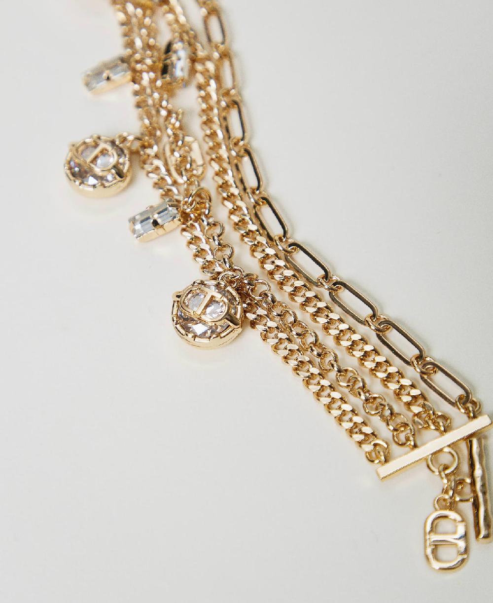 Scee by twin set Bracciale multifilo con pendenti Offerta speciale della fabbrica
