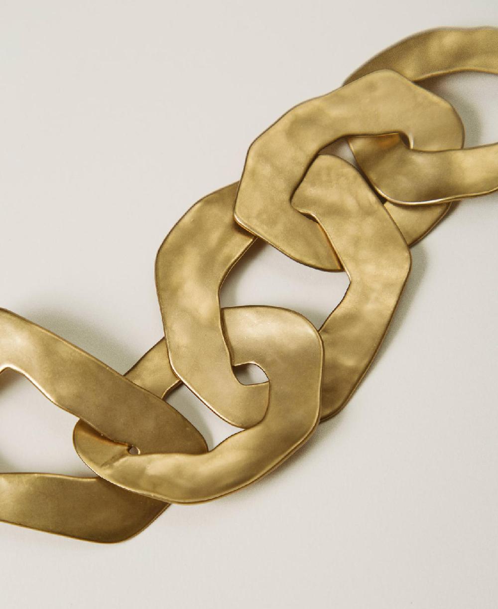 Scee by twin set Bracciale in catena di metallo Black Friday Prezzi