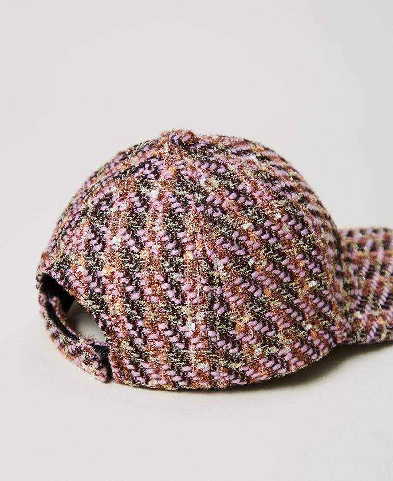 Scee by twin set Cappello da baseball in bouclé Vendita