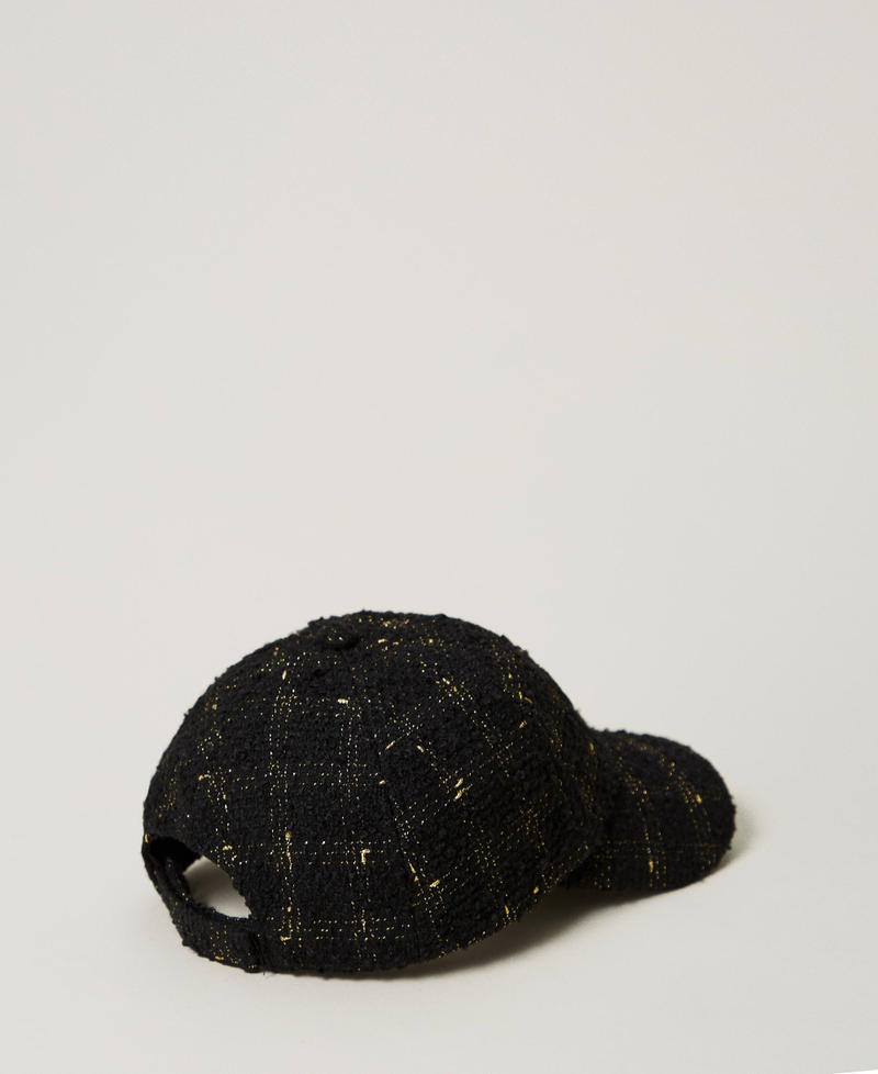 Scee by twin set Cappello da baseball bouclé con logo Soddisfazione Garantita