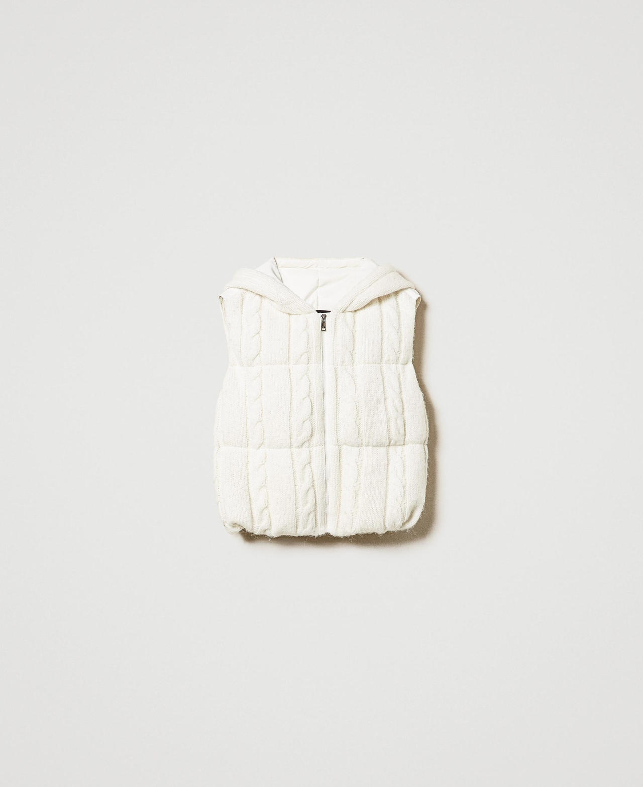 Scee by twin set Gilet imbottito con trecce Fino Al -60%