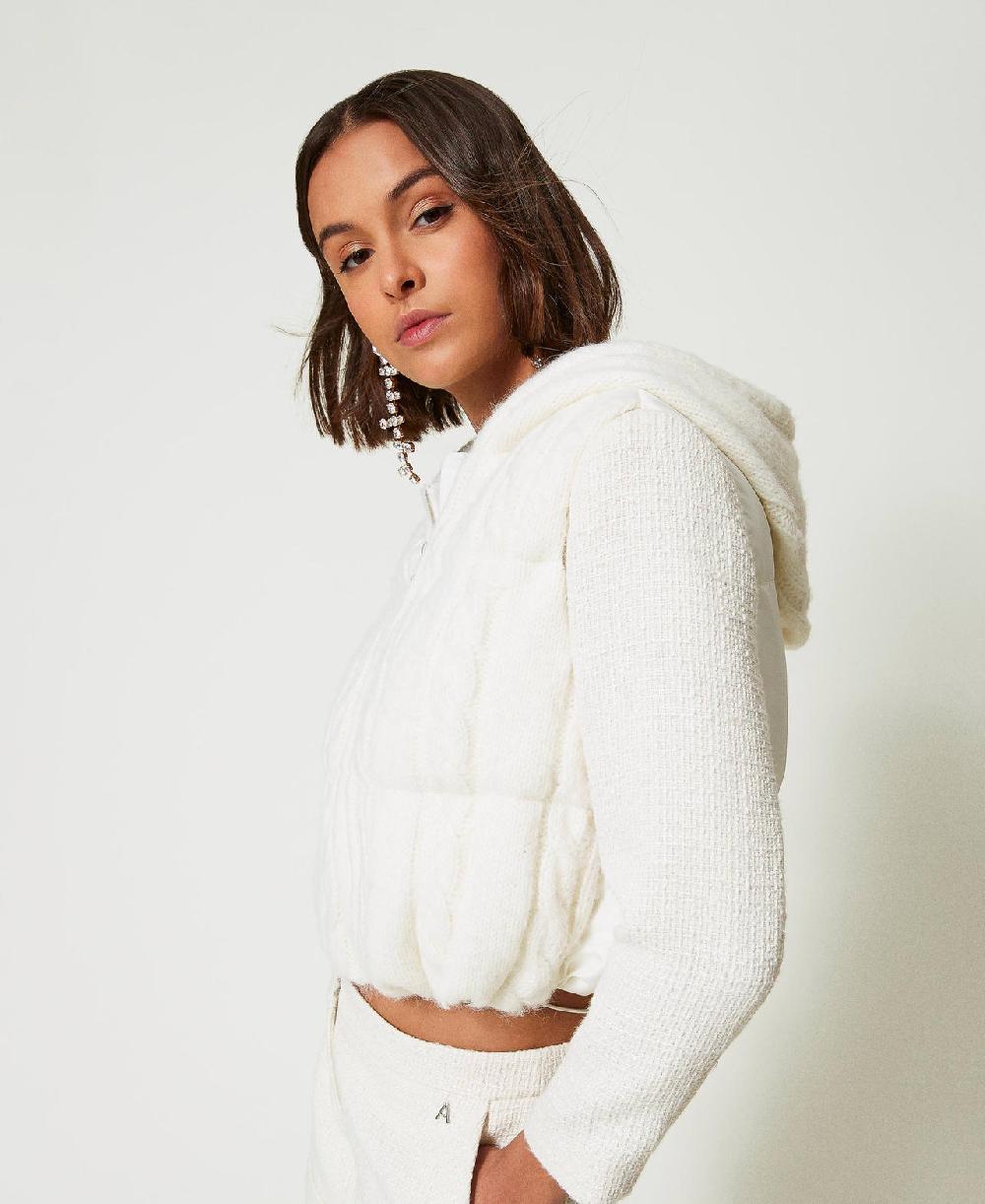 Scee by twin set Gilet imbottito con trecce Fino Al -60%