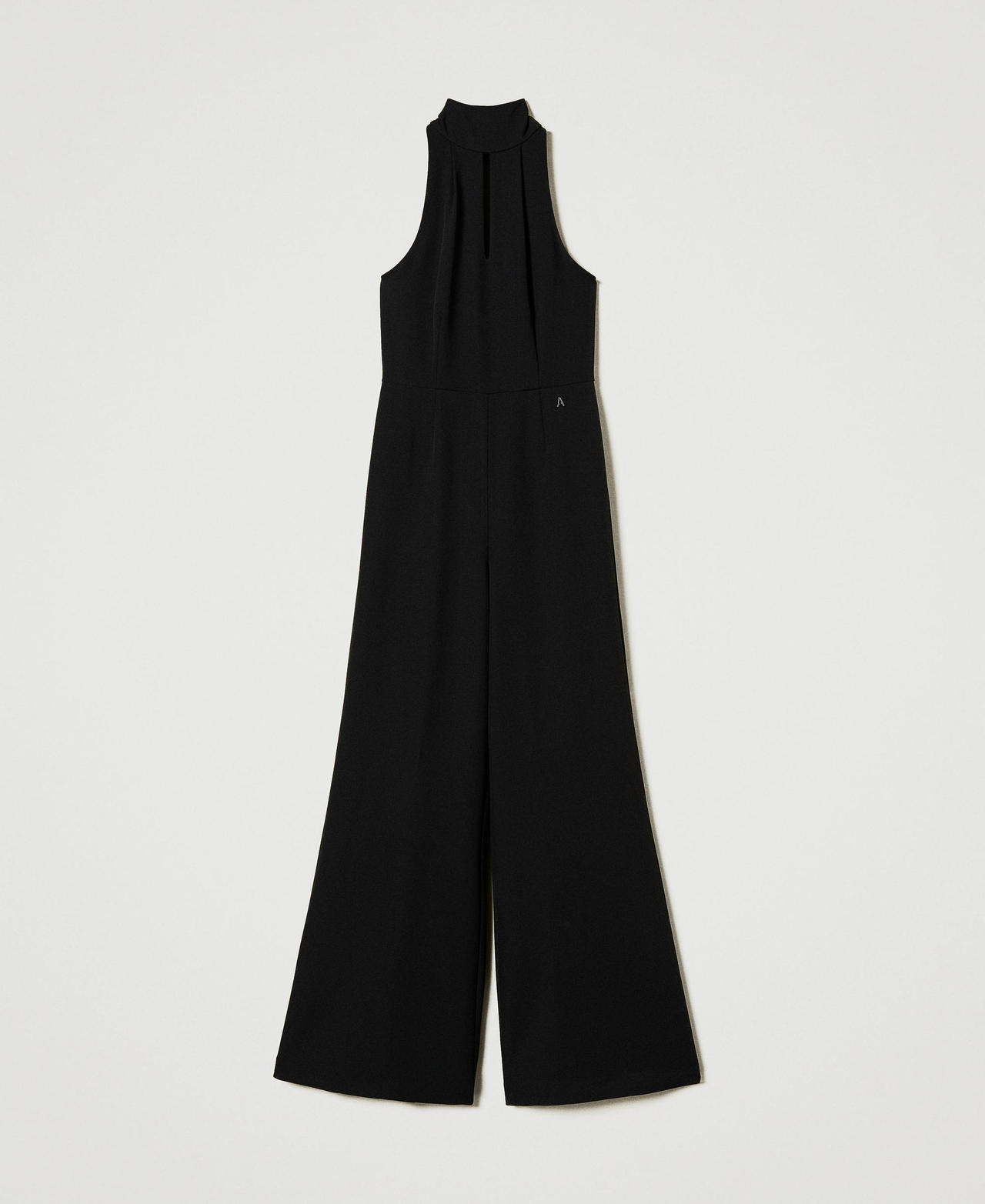Scee by twin set Tuta halter in crêpe cady Convenienza