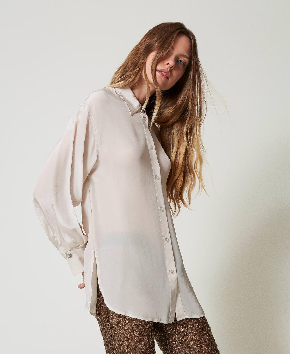 Scee by twin set Camicia MYFO in satin I Più Venduti