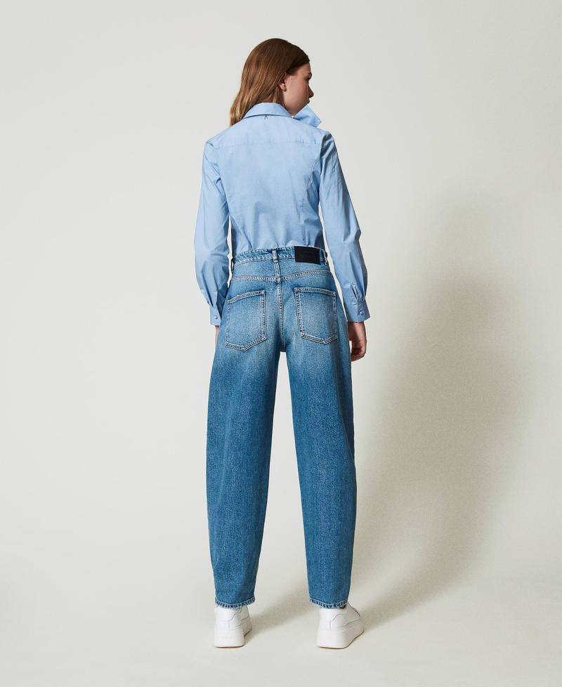 Scee by twin set Jeans carrot fit cinque tasche Offerta speciale