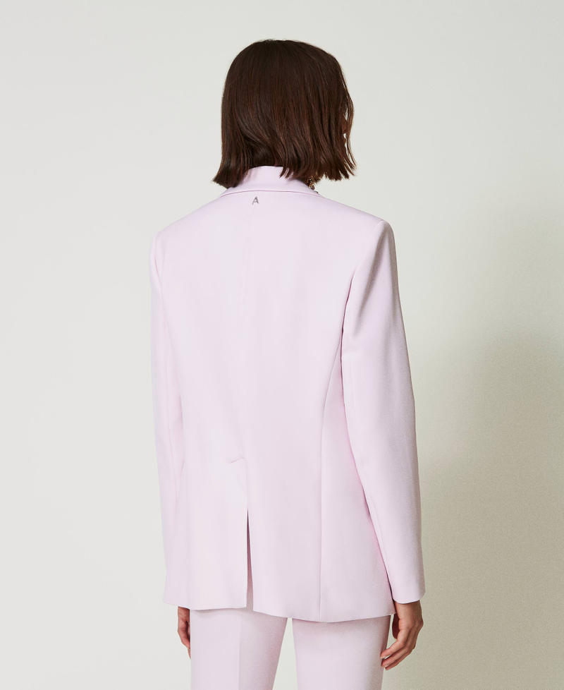 Scee by twin set Giacca blazer in crêpe cady Offerta San Valentino