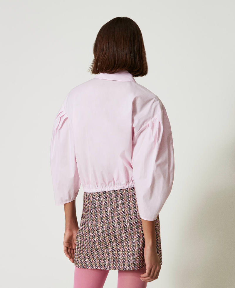 Scee by twin set Camicia boxy con cravattino Vendita calda