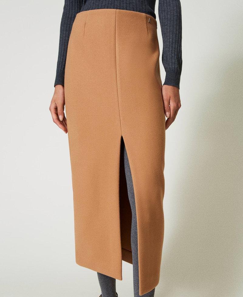 Scee by twin set Gonna longuette in panno Offerte stagionali