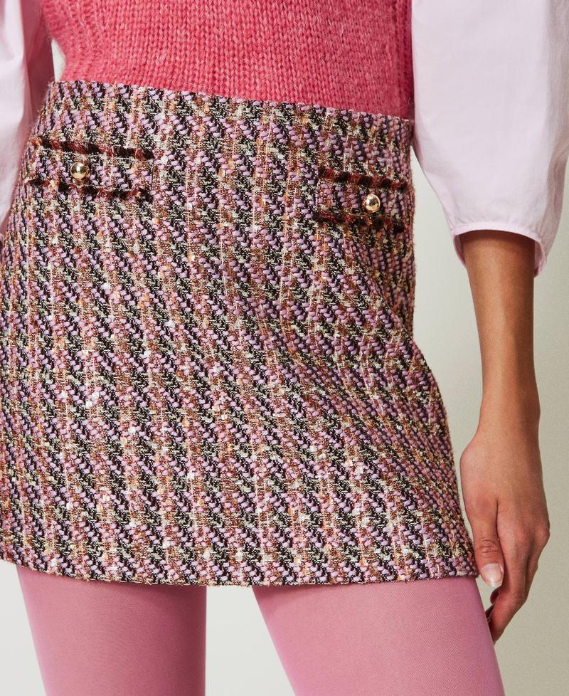 Scee by twin set Minigonna in bouclé e lurex Enormi risparmi