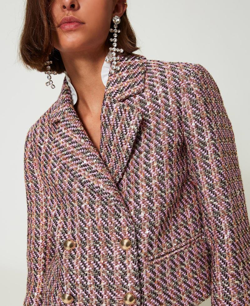 Scee by twin set Giacca blazer in bouclé e lurex Super Saving Price