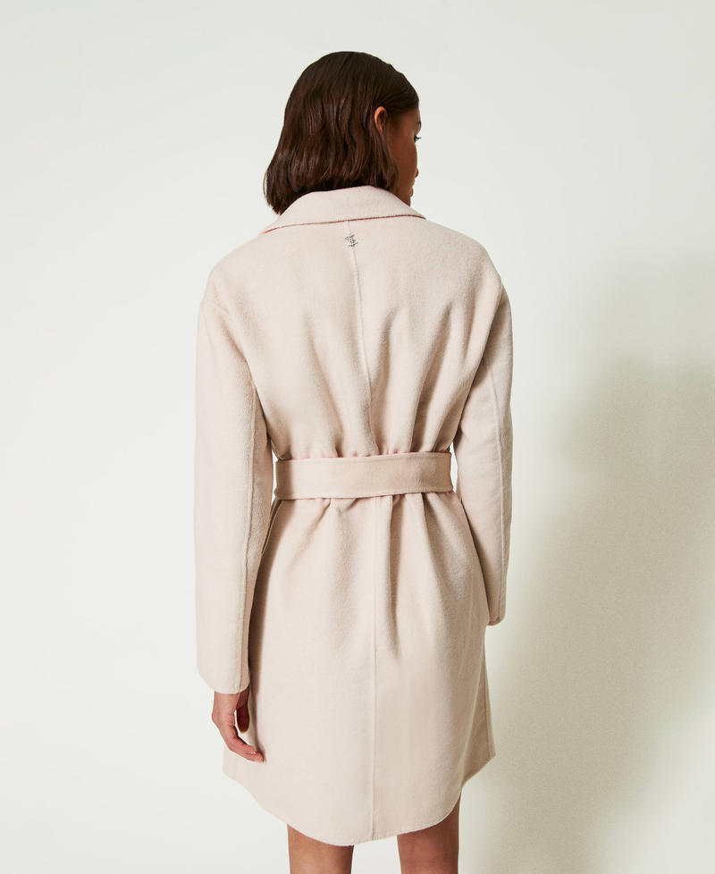 Scee by twin set Cappotto reversibile MYFO in panno misto lana Ritorno libero