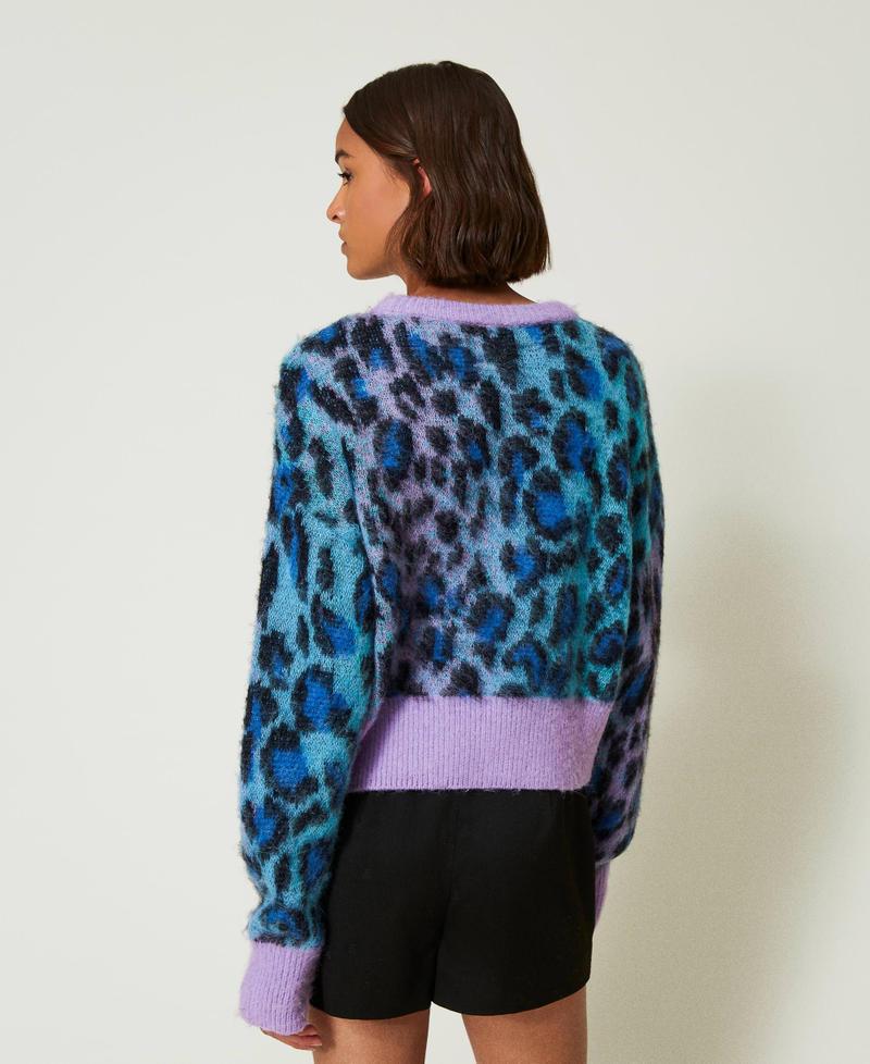 Scee by twin set Maglia boxy MYFO in maglia jacquard Rilascio limitato