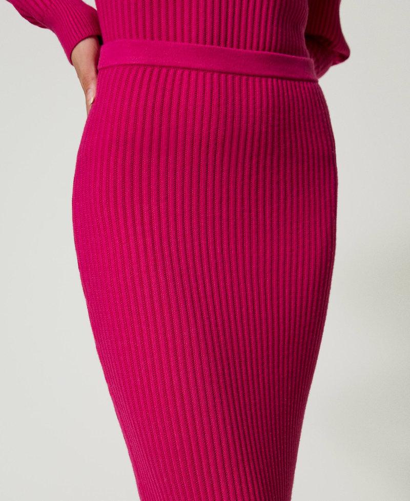 Scee by twin set Gonna longuette in maglia a coste Latest stili