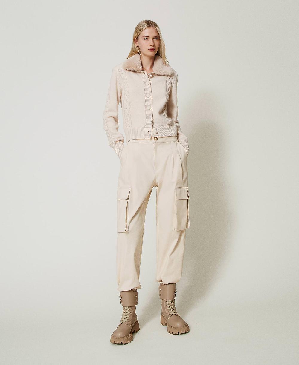 Scee by twin set Pantaloni cargo con tasche asimmetriche Discount Store per i nuovi prodotti