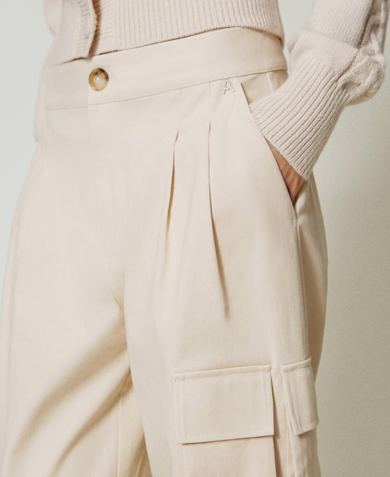 Scee by twin set Pantaloni cargo con tasche asimmetriche Discount Store per i nuovi prodotti