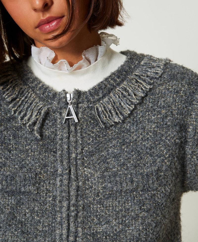 Scee by twin set Gilet in maglia bouclé riciclata Super sconto