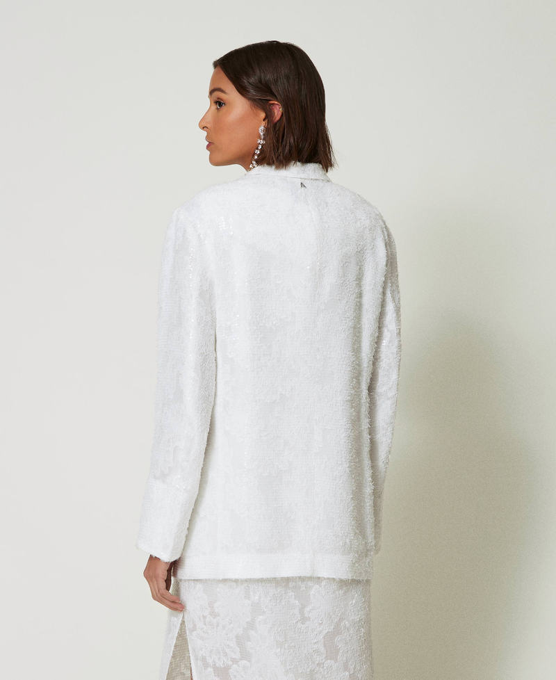 Scee by twin set Giacca blazer in full paillettes Esporta salva