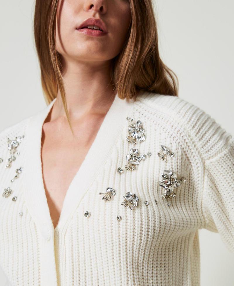 Scee by twin set Cardigan con ricami fatti a mano In vendita