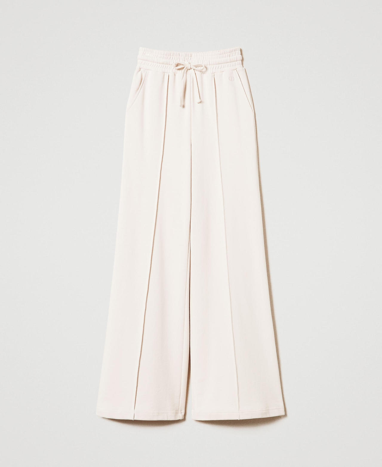 Scee by twin set Pantaloni a palazzo in felpa Promozione Limitata