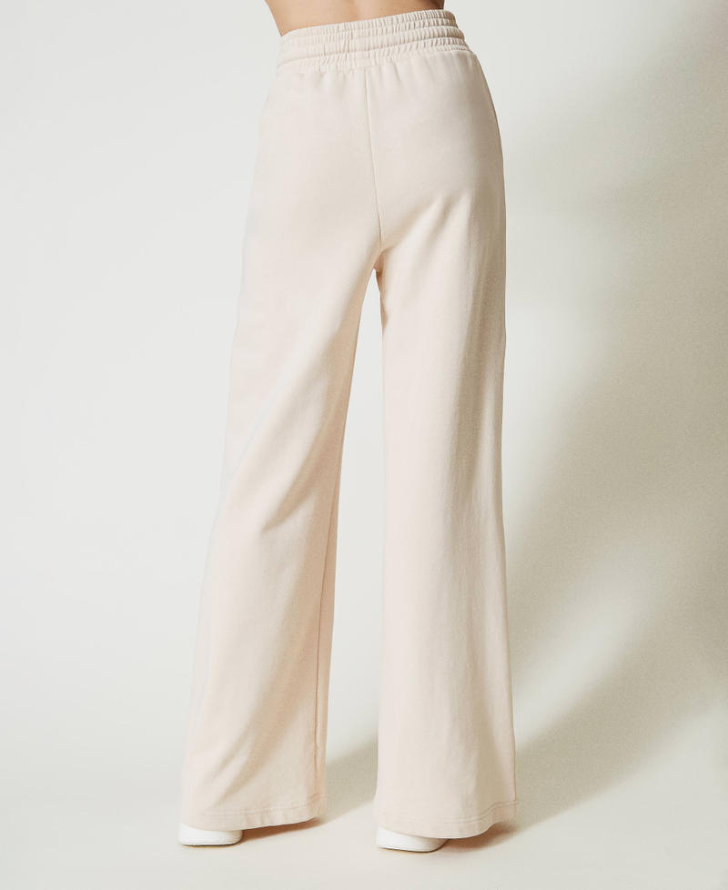 Scee by twin set Pantaloni a palazzo in felpa Promozione Limitata