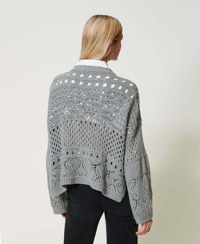 Scee by twin set Maglia in misto lana con paillettes Shopping Online