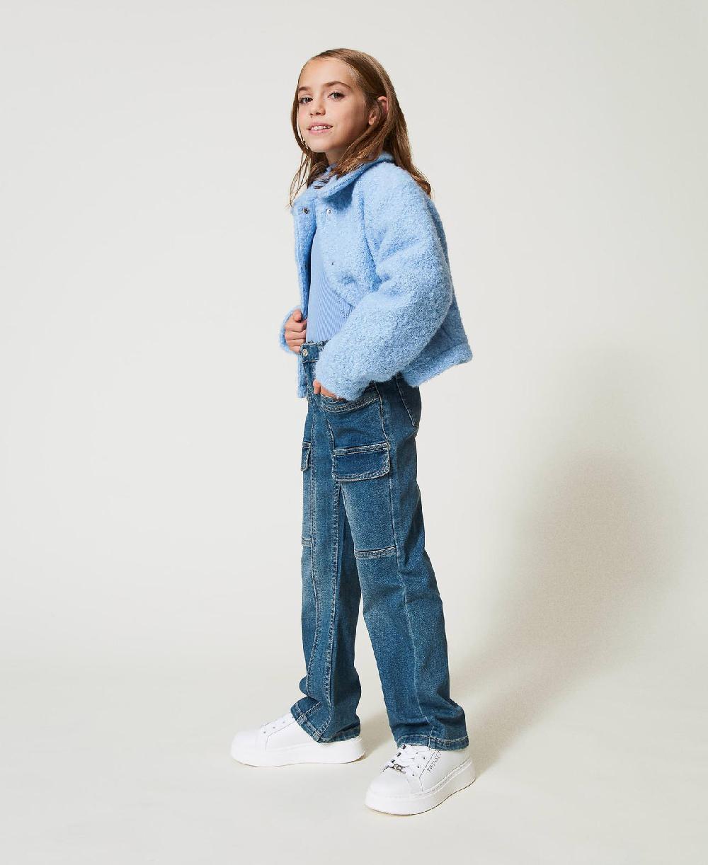 Scee by twin set Jeans cargo con tasche Offerte