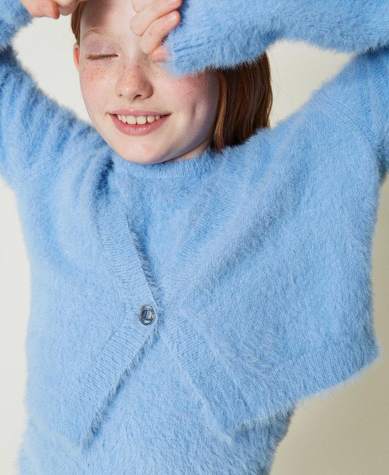 Scee by twin set Maglia e cardigan con bottone Oval T Vendita Calda