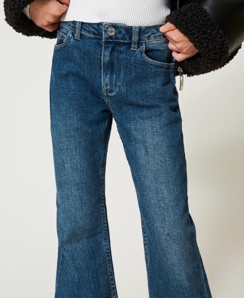 Scee by twin set Jeans bell bottom cinque tasche Vendita Economica