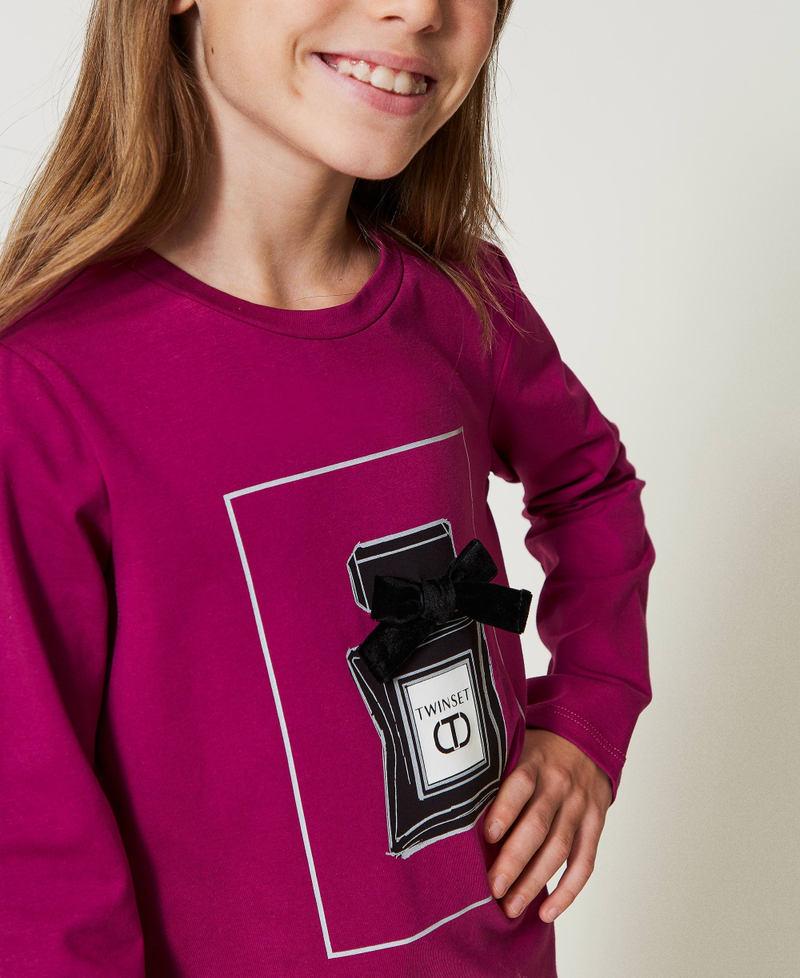 Scee by twin set T-shirt con stampa e glitter Offerta Pasqua