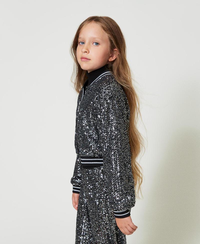 Scee by twin set Bomber in full paillettes Offerta San Valentino