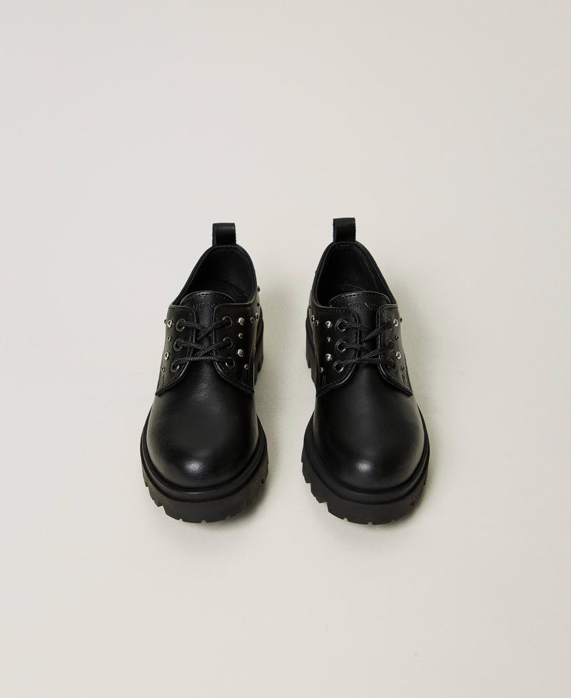 Scee by twin set Scarpe stringate in pelle Vendita calda