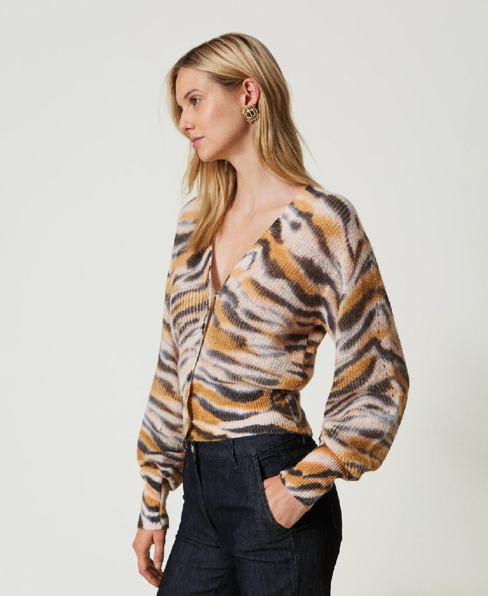 Scee by twin set Cardigan doppio uso in lana e alpaca Fino al 50% di sconto