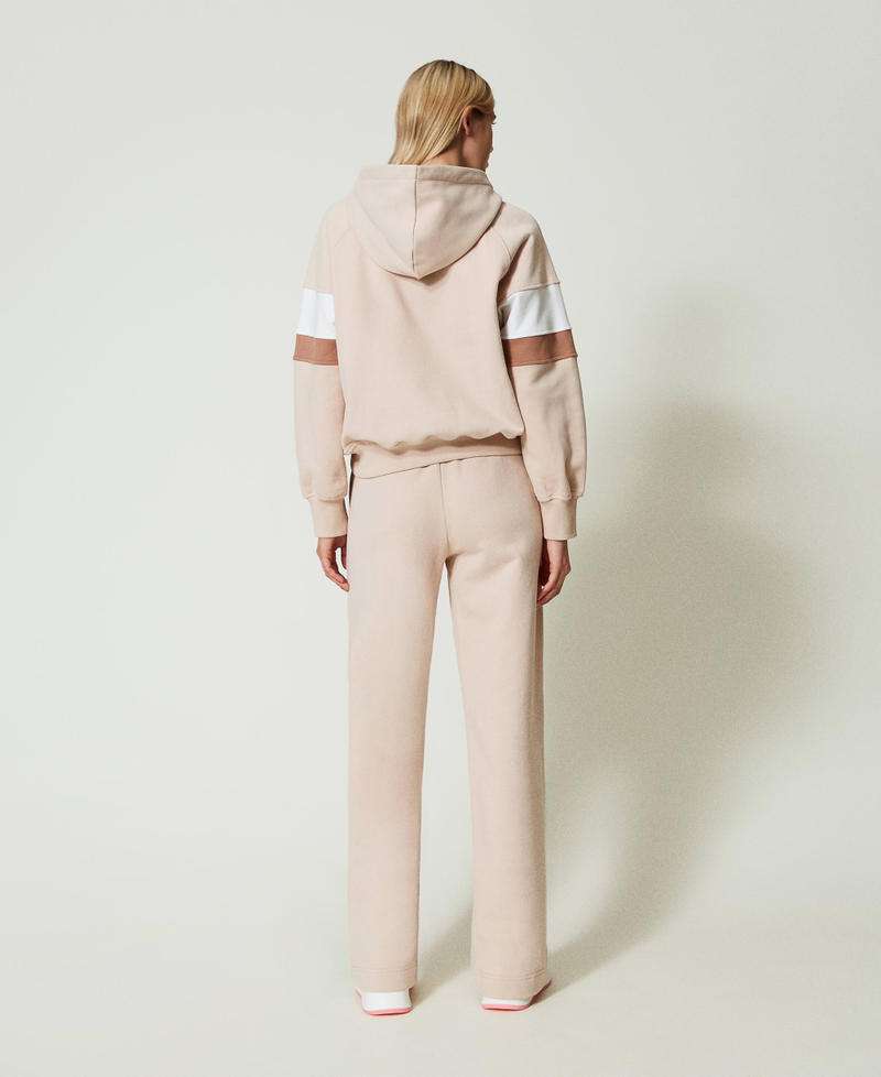 Scee by twin set Felpa con cappuccio e pantaloni a palazzo Only for today