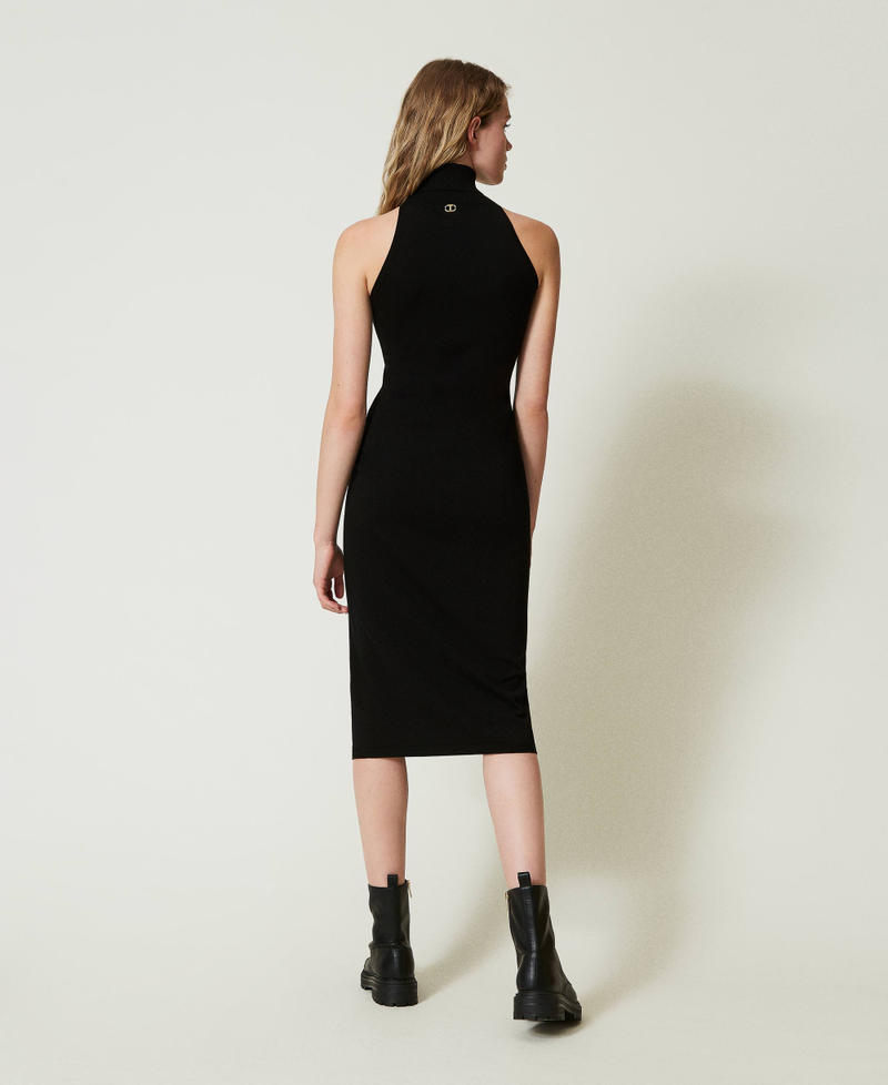 Scee by twin set Abito halter longuette in maglia In Linea