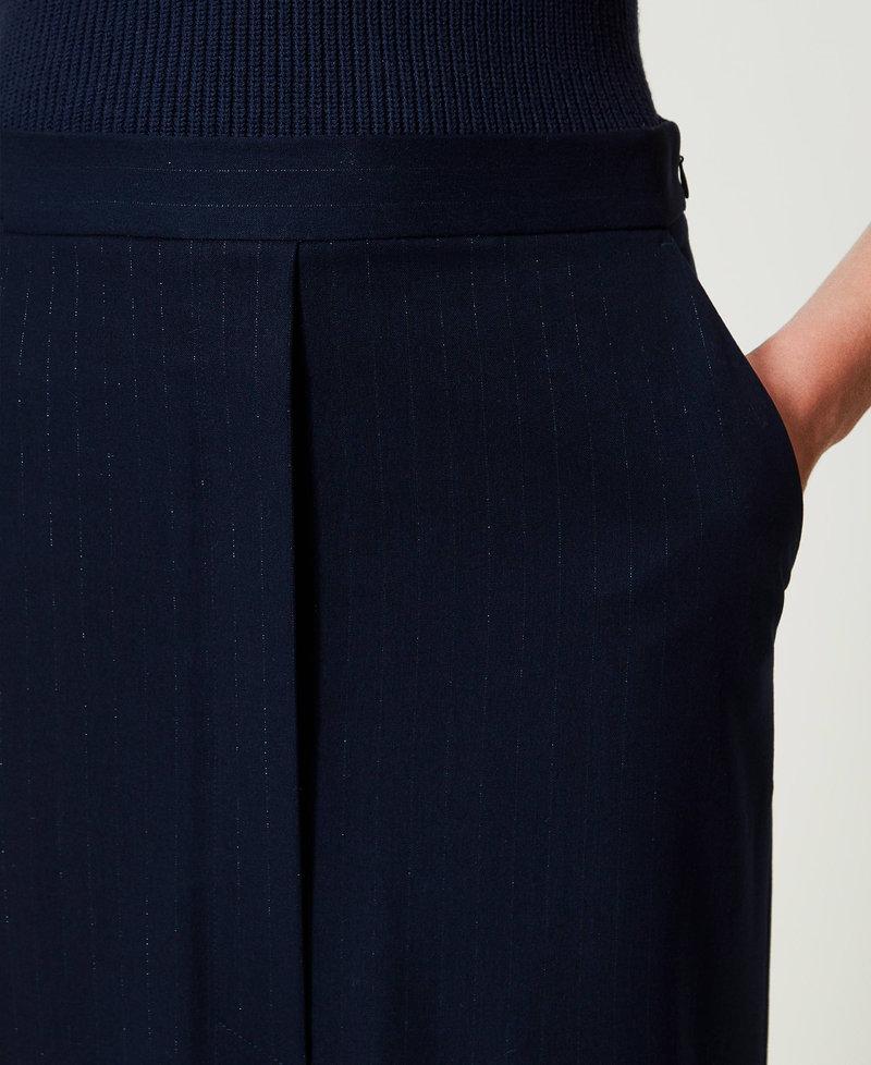 Scee by twin set Gonna longuette gessata lurex Qualità