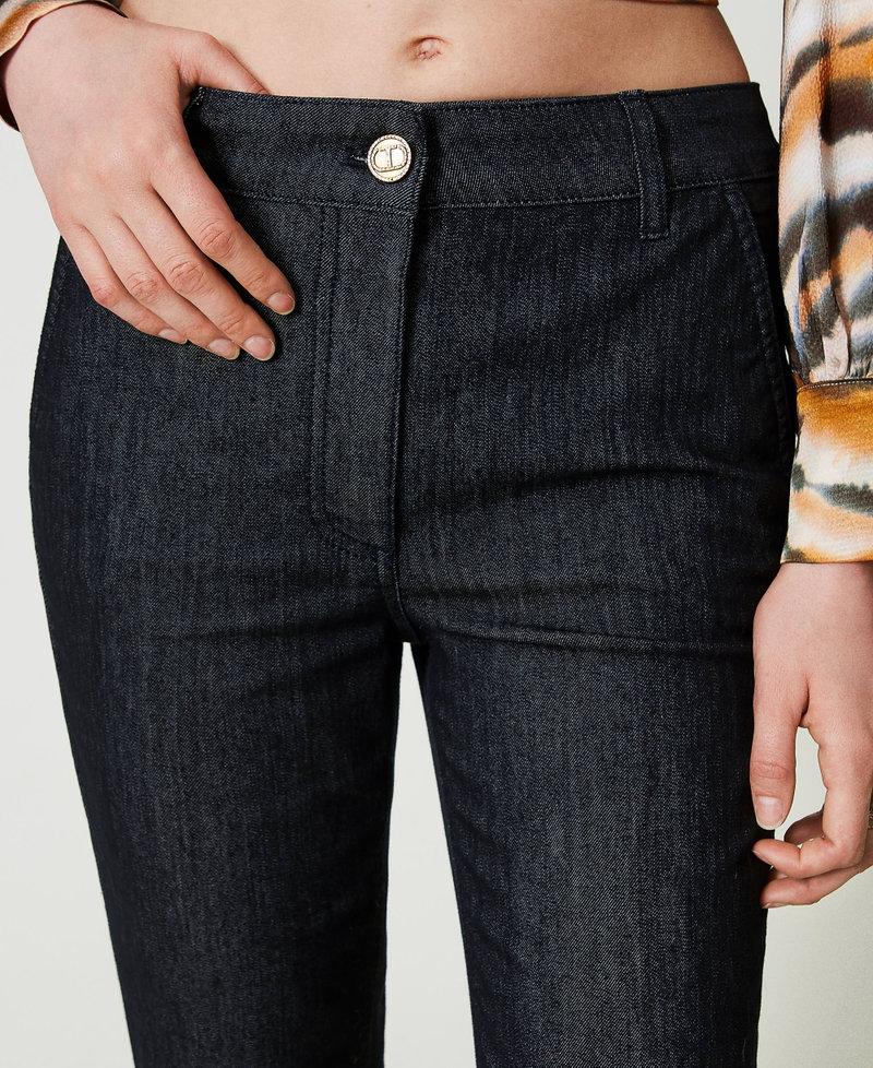Scee by twin set Jeans flare con piega stirata Sconto di tempo limitato