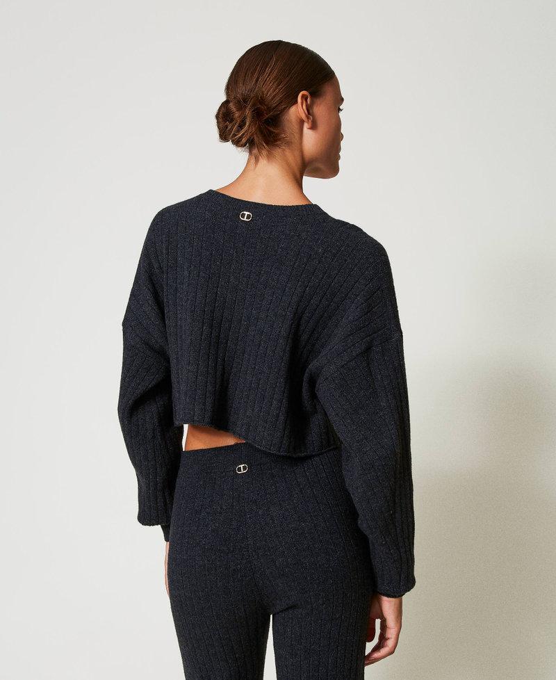 Scee by twin set Maglia cropped in misto lana Duty-free