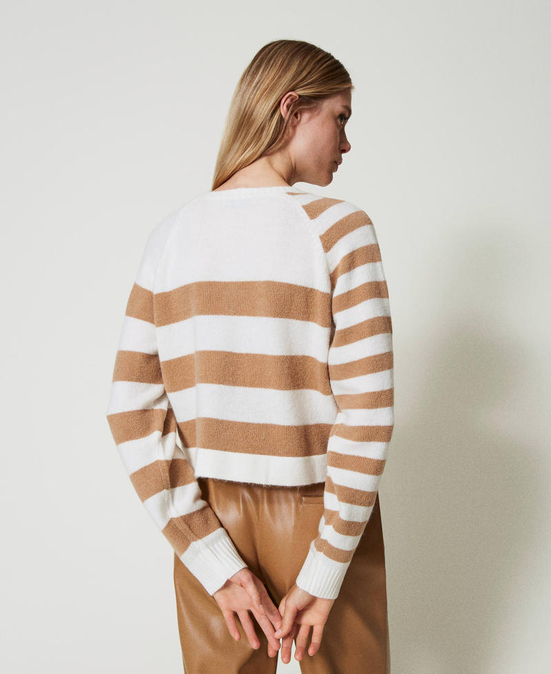 Scee by twin set Cardigan a righe bicolore Vendita Economica