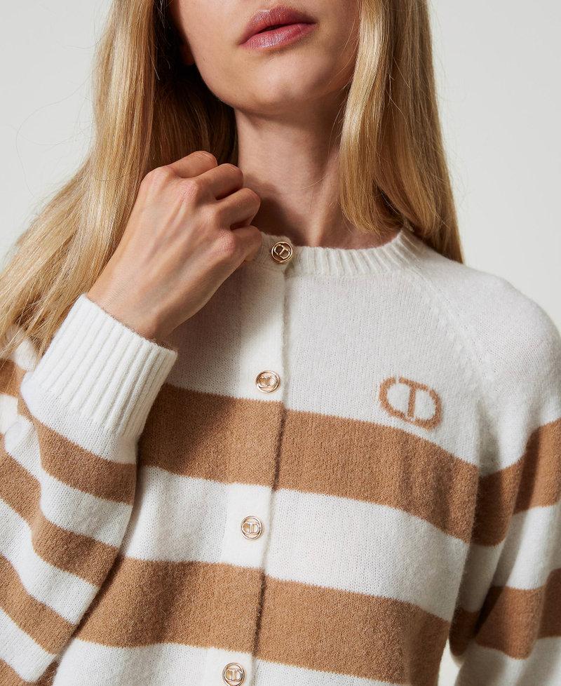Scee by twin set Cardigan a righe bicolore Vendita Economica