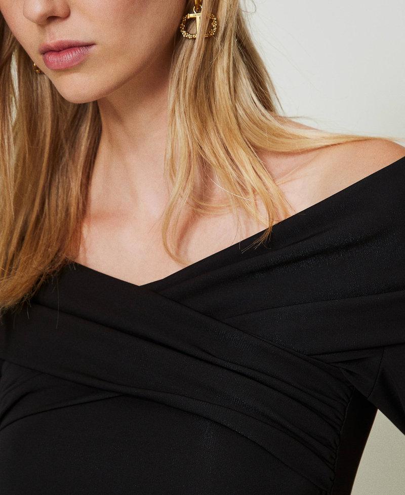 Scee by twin set Blusa con scollo arricciato Offerta speciale