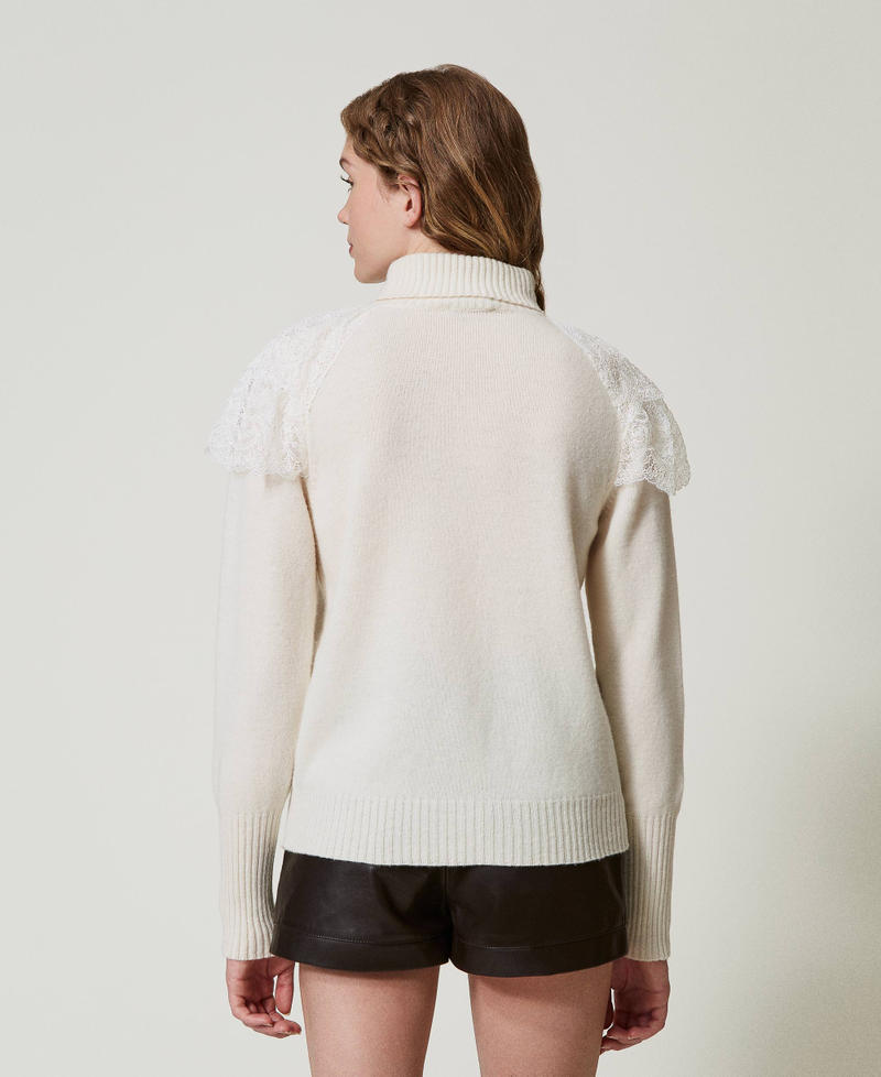Scee by twin set Maglia dolcevita in lana e cashmere Fornitura limitata