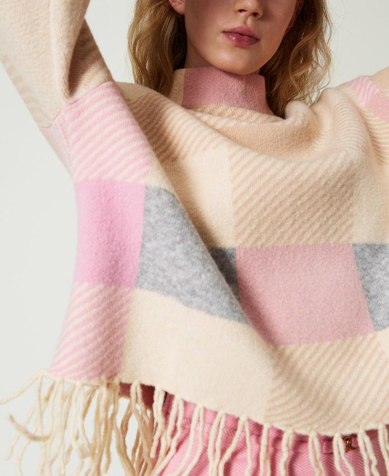 Scee by twin set Maglia jacquard con frange Liquidazione