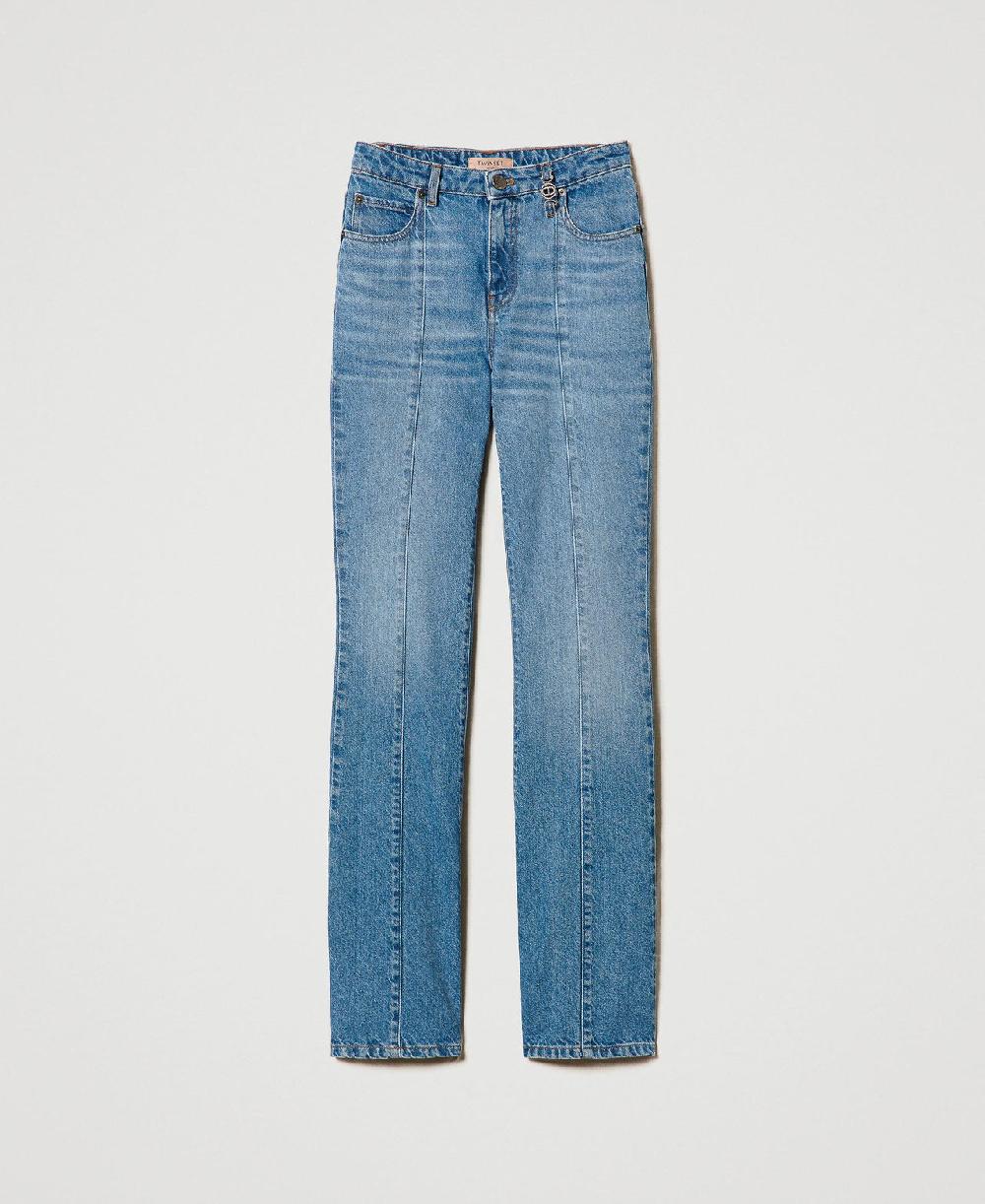 Scee by twin set Pantaloni Jeans flare cinque tasche Enormi risparmi