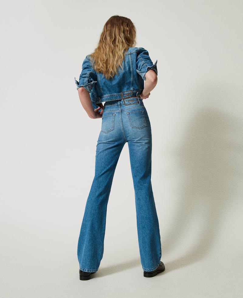 Scee by twin set Pantaloni Jeans flare cinque tasche Enormi risparmi