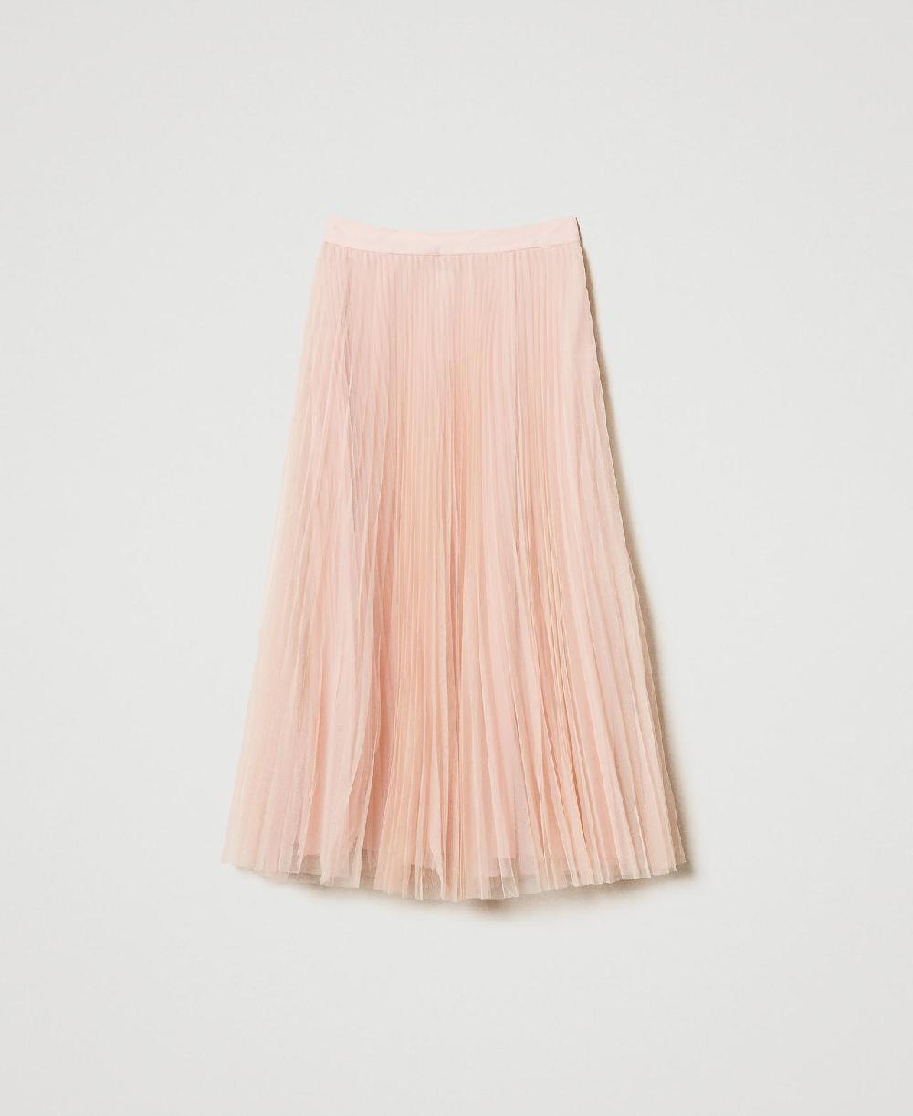 Scee by twin set Gonna lunga in tulle plissé Discount Store per i nuovi prodotti